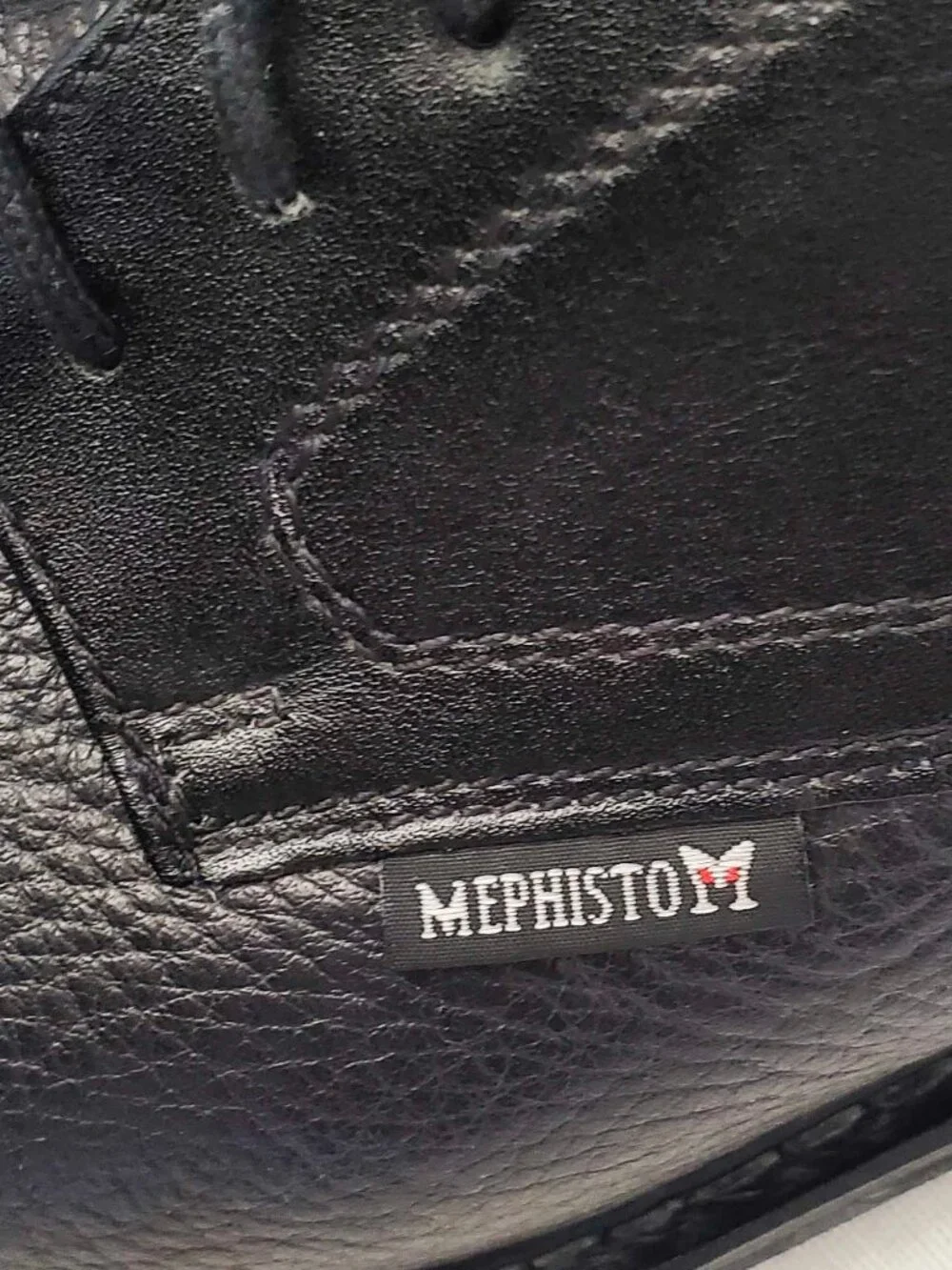 Mephisto Men's Melchior Black Leather Cap toe Oxford Shoes Goodyear Welt 9.5